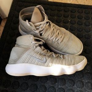 Nike Hyperdunk 2017 Flyknit Grey - Size 12 Mens - With Box